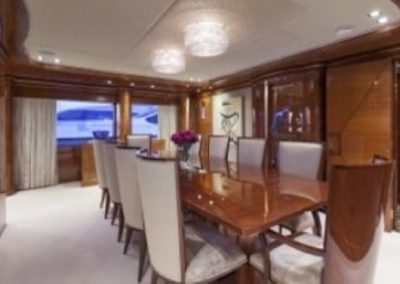 164 Trinity yacht formal dining