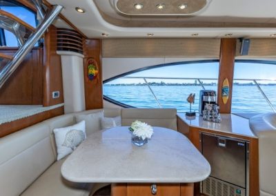 59 meridian yacht coffee dinette