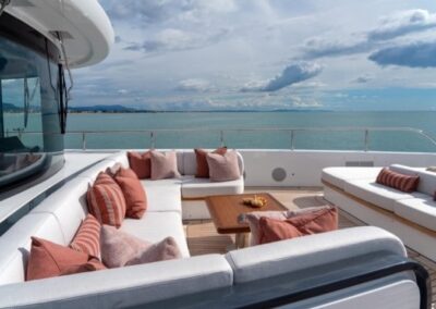 111 Benetti yacht bow lounge