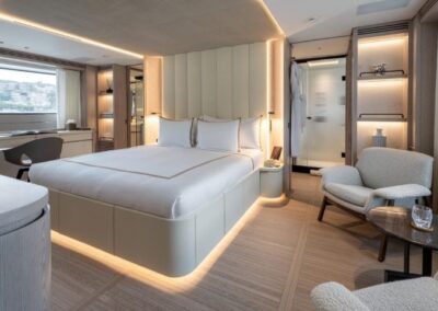 111 Benetti yacht master stateroom